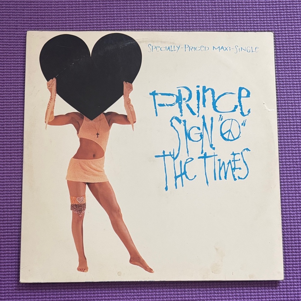 Prince Sign of the Times La La La He He Hee Maxi single vinyl record album